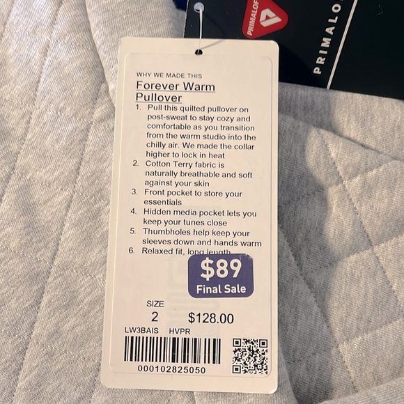 NWT Lululemon Forever Warm Pullover
*Heathered Vapor - Picture 10 of 12
